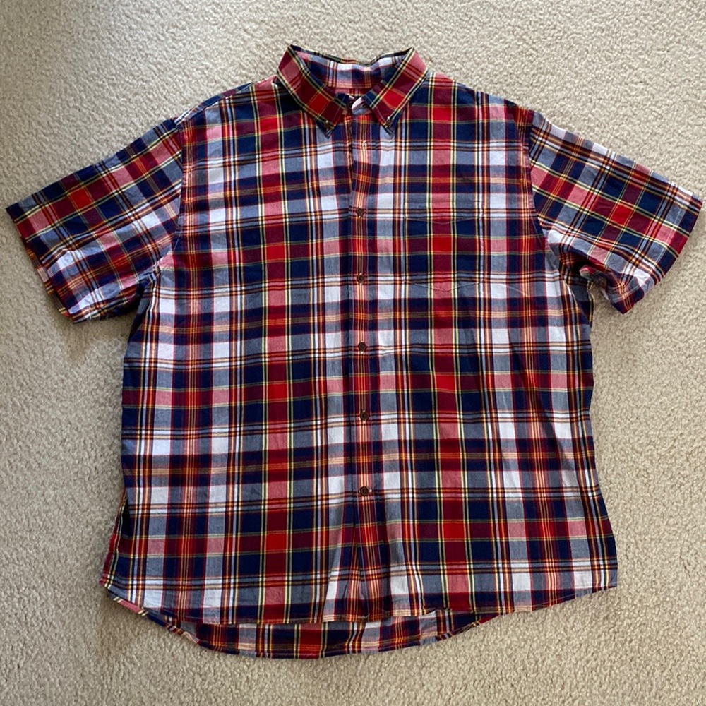 EUC Lands' End short sleeve collared shirt